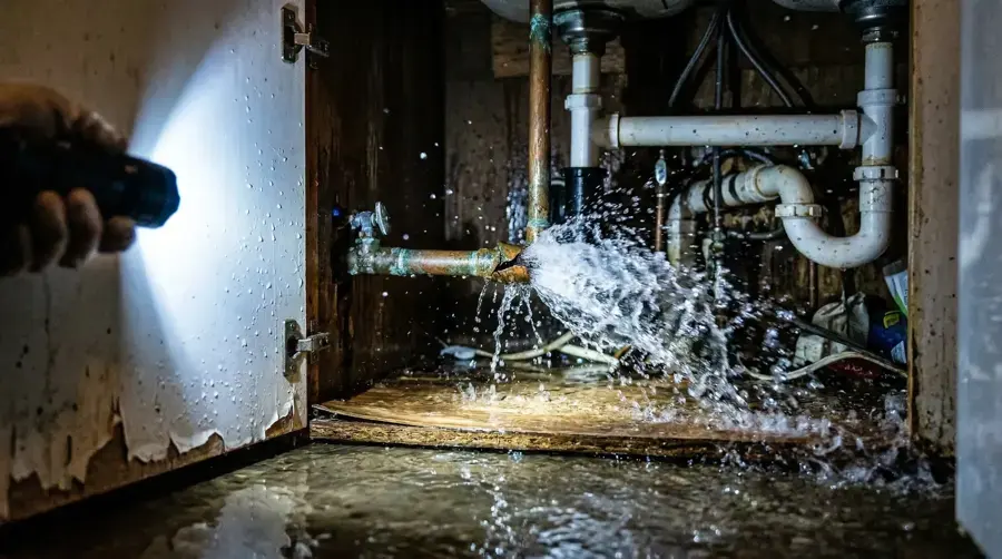Burst Pipe Water Damage in Costa Mesa, CA