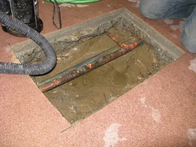 Slab Leak Water Damage in Costa Mesa, CA